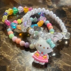 Hello kitty bracelet bundle